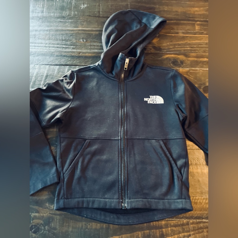 The North Face Kids Full-Zip Black Hoodie XS 6